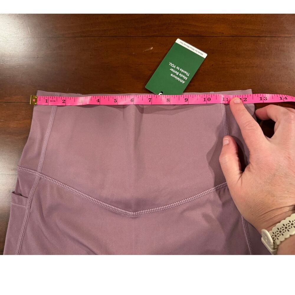 Halara high waist tummy control mauve pocket 7/8 shaping NWT legging women Small - Picture 6 of 7